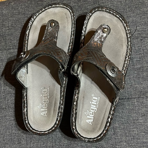 Alegria Shoes - Alegria by PG Lite gray slides